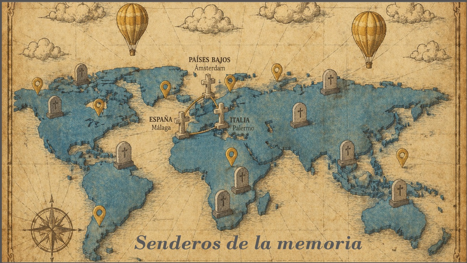 Mapa de Senderos de la Memoria